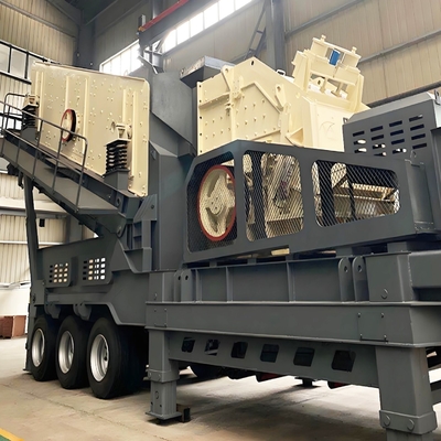 150tph Crawler Mobile Stone Impact Crusher Linea de trituração de rocha agregada Preços