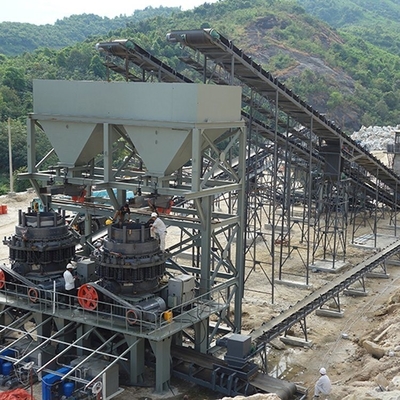 5-800tph Capacidade Pyb Série Quebra de Cone de Primavera para Máquinas de Mineração saída Tamanho 3-60mm