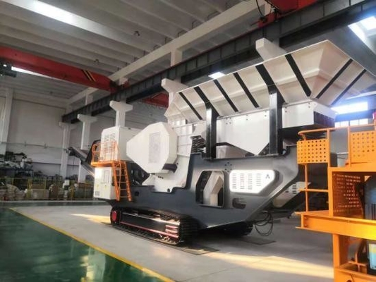 70-150tph Máquina de trituração de mandíbulas móveis de minério com e YD1349E912 Guia Técnica
