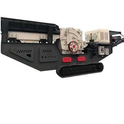 Triturador móvel de betão de 70-700 tph com motor diesel e assistência pós-venda de 1 ano