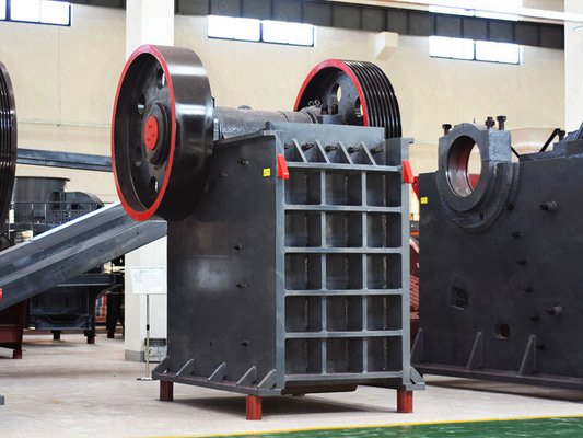 Máquina de trituração de mandíbulas para materiais de calcário