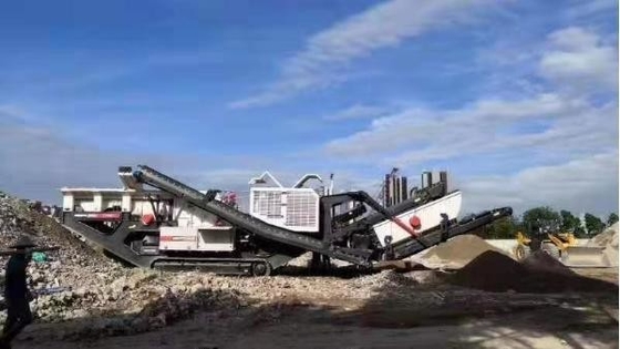 Serviço Pós-Venda Perfeito Trituradores de Impacto Móveis de Tipo Crawler para Granito Quartz Pebble