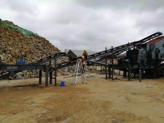 Triturador de cone de impacto de mandíbula portátil para trituração de granito de plímero YD938E69/YD1142E710