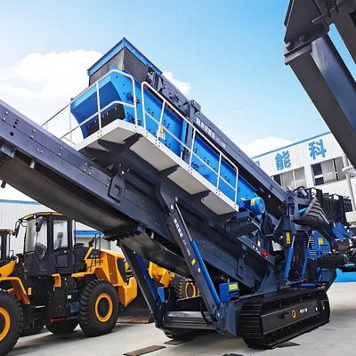 150tph Crawler Mobile Stone Impact Crusher Linea de trituração de rocha agregada Preços