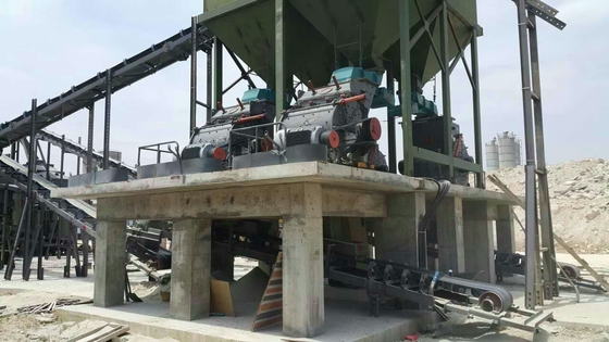 10-100tph Construção calcário PC Grosso Pulver Hammer Mill com 20-80 Output de malha