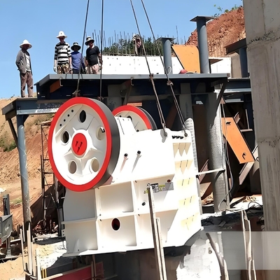 Máquina completa de trituração de rocha triturador de mandíbulas de pedra KE200 com personalização de linha de filtragem