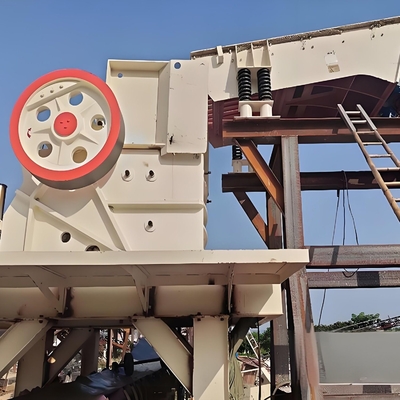 Máquina completa de trituração de rocha triturador de mandíbulas de pedra KE200 com personalização de linha de filtragem