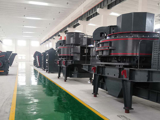 Profissional de VSI 1140 Estrutura vertical da máquina de fazer areia e teoria da máquina de moagem de velocidade