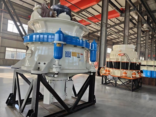 PYB600/PYB900/PYB1200/PYB1750/PYB2200 Saída da máquina de trituração de cone de mola Tamanho 3-60 mm
