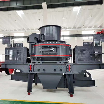 Máquina de fabricação de areia VSI 60-520tph em cor cinza de ferro com fornecimento de peças sobressalentes ao longo da vida