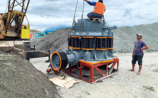 Triturador hidráulico de cones de pedras com potência de motor de 160-400kw e orientação técnica