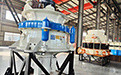 Triturador de cone hidráulico de minério de motor AC com conveyor belt e entrada Tamanho 76-320mm