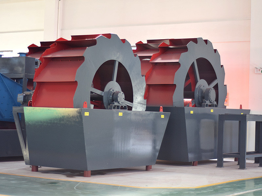 Tecnologia Avançada Lavadora de Areia de Roda Fabricada pela Velocidade de Torção de 21 rpm