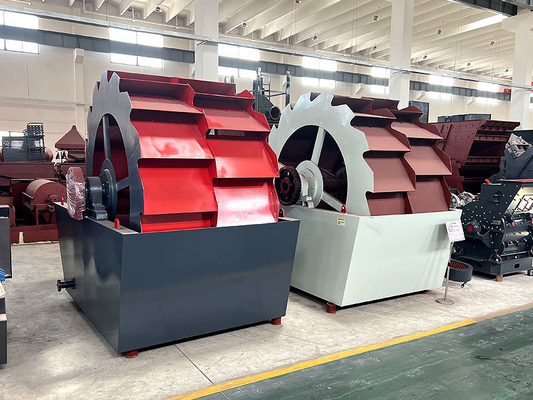 Tecnologia Avançada Lavadora de Areia de Roda Fabricada pela Velocidade de Torção de 21 rpm