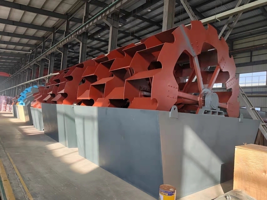 Tecnologia Avançada Lavadora de Areia de Roda Fabricada pela Velocidade de Torção de 21 rpm