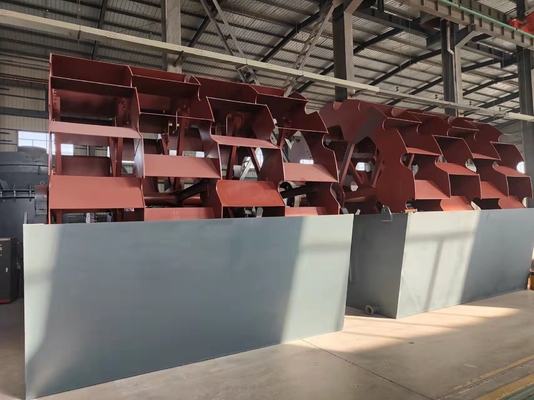 Máquina de lavar areia de roda com velocidade de rotação 5-21r/min Tipo de motor Motor AC
