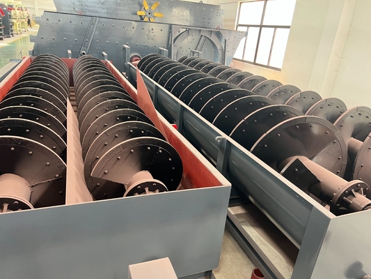 Lavadora de areia em espiral com capacidade T/H 100-350tph com potência do motor 11-18.5kw