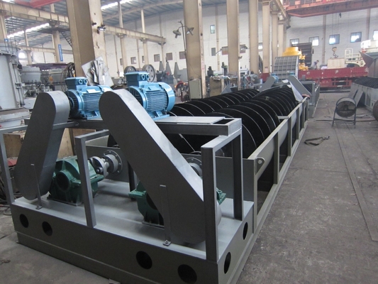 Lavadora de areia em espiral com capacidade T/H 100-350tph com potência do motor 11-18.5kw